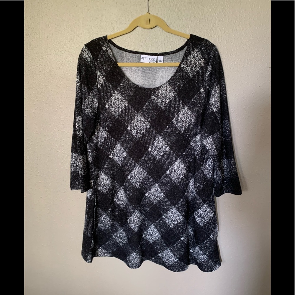 Checkerboard tunic